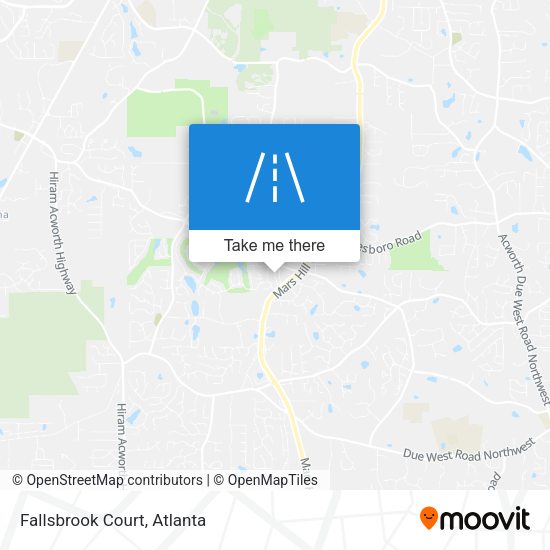 Fallsbrook Court map