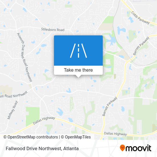 Mapa de Fallwood Drive Northwest
