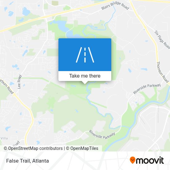 Mapa de False Trail