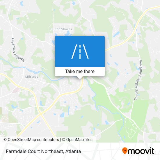 Farmdale Court Northeast map