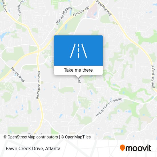 Fawn Creek Drive map