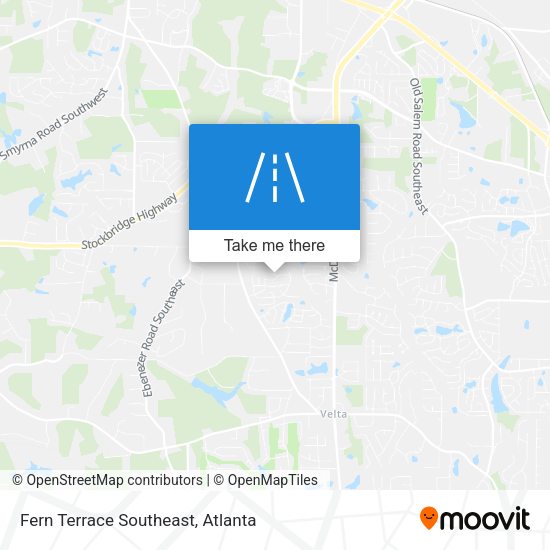 Mapa de Fern Terrace Southeast