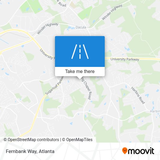 Mapa de Fernbank Way