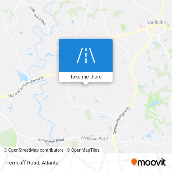 Mapa de Ferncliff Road