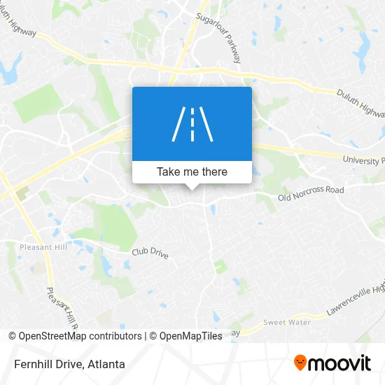 Fernhill Drive map