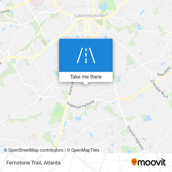 Mapa de Fernstone Trail