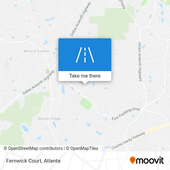 Fernwick Court map