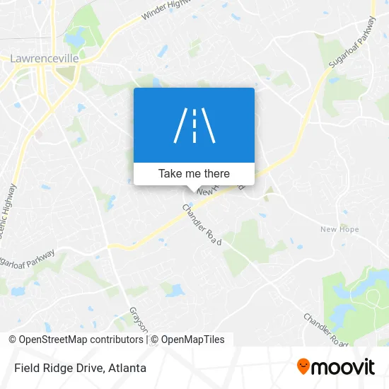 Field Ridge Drive map