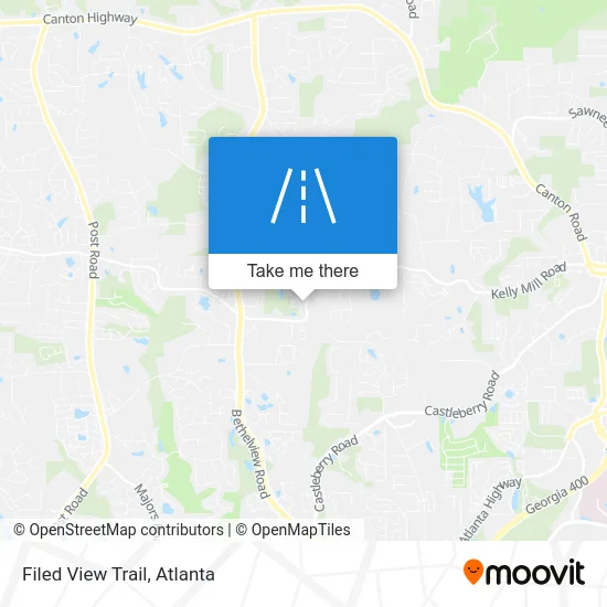 Filed View Trail map