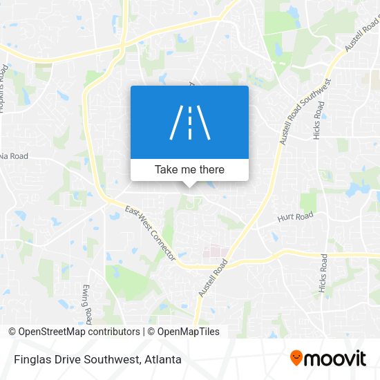 Finglas Drive Southwest map