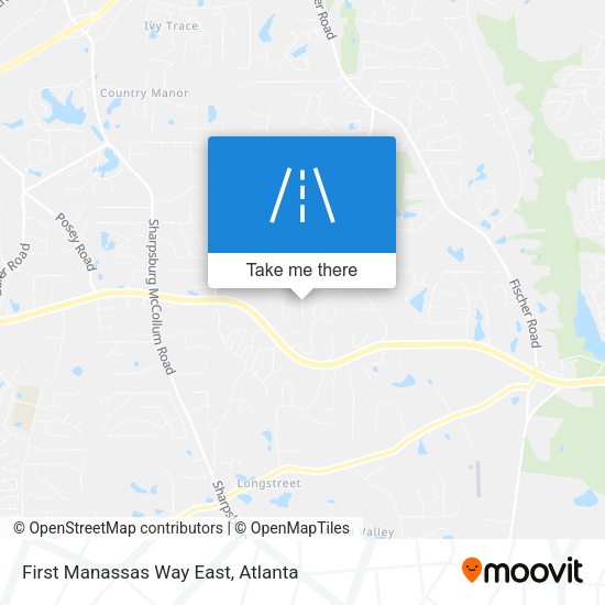 Mapa de First Manassas Way East