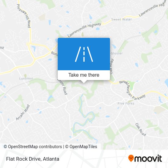 Flat Rock Drive map