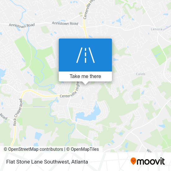 Flat Stone Lane Southwest map