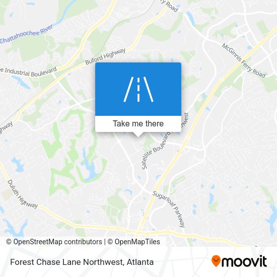 Mapa de Forest Chase Lane Northwest