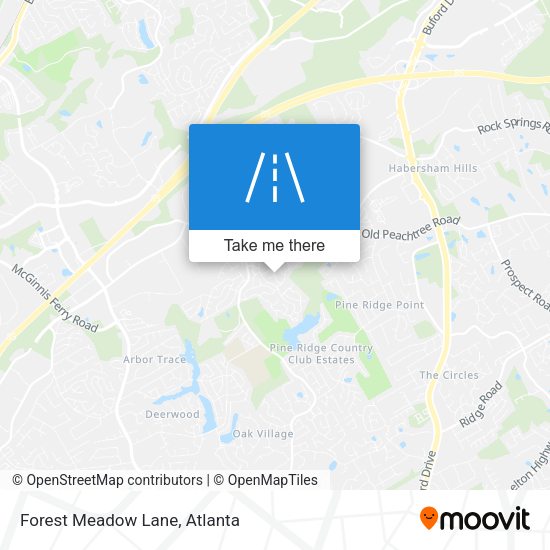 Mapa de Forest Meadow Lane
