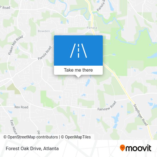 Mapa de Forest Oak Drive