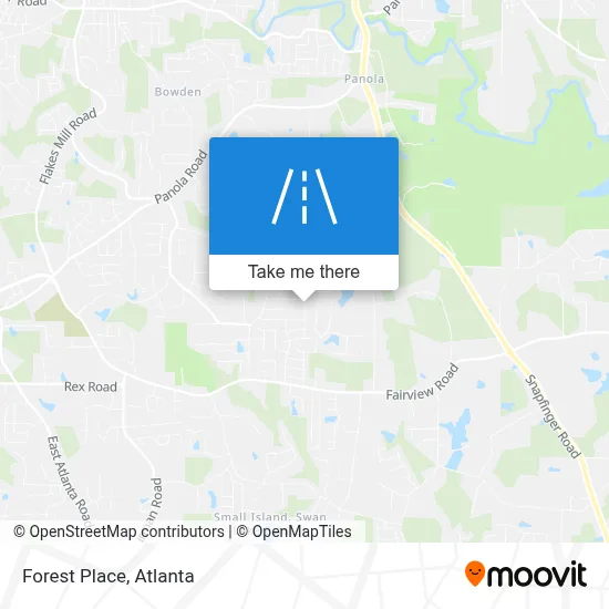 Forest Place map