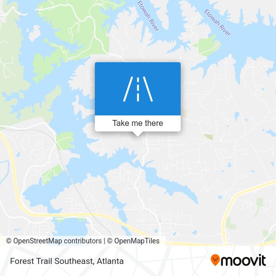 Forest Trail Southeast map