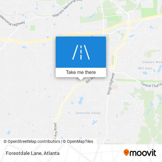 Forestdale Lane map