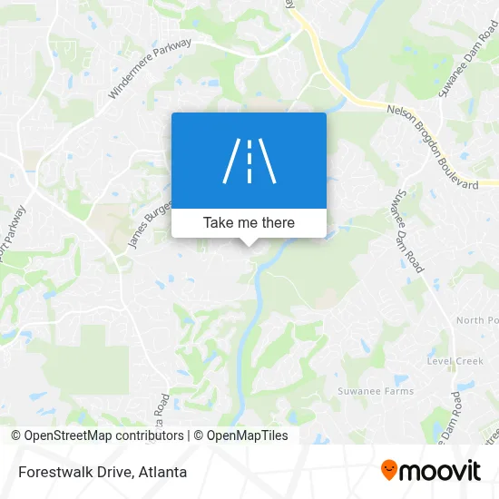 Forestwalk Drive map