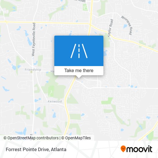 Forrest Pointe Drive map