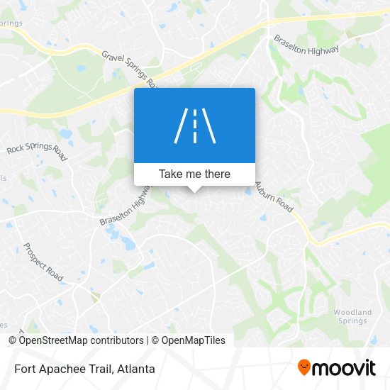 Mapa de Fort Apachee Trail