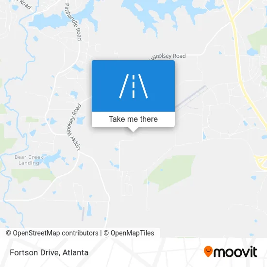 Fortson Drive map