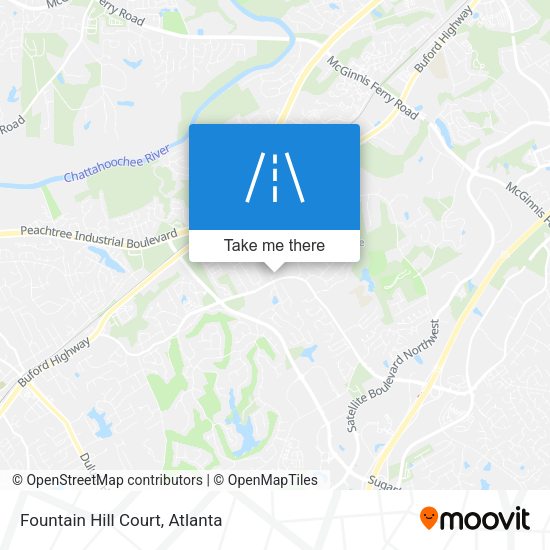 Mapa de Fountain Hill Court