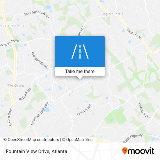 Mapa de Fountain View Drive
