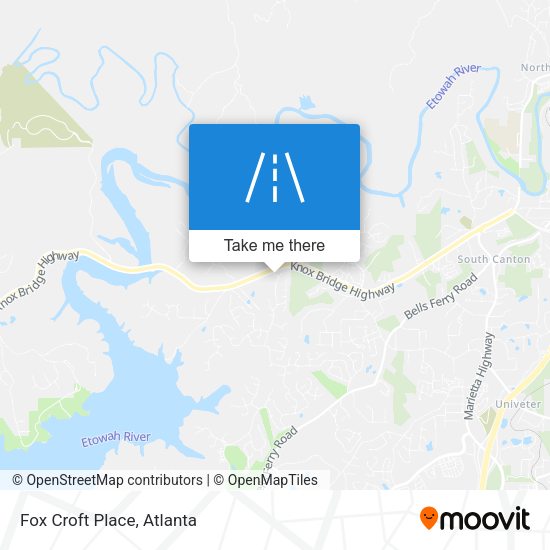 Mapa de Fox Croft Place