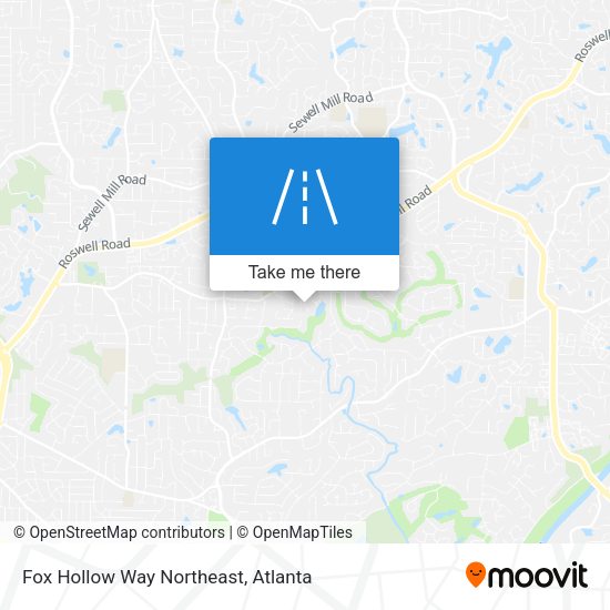 Fox Hollow Way Northeast map