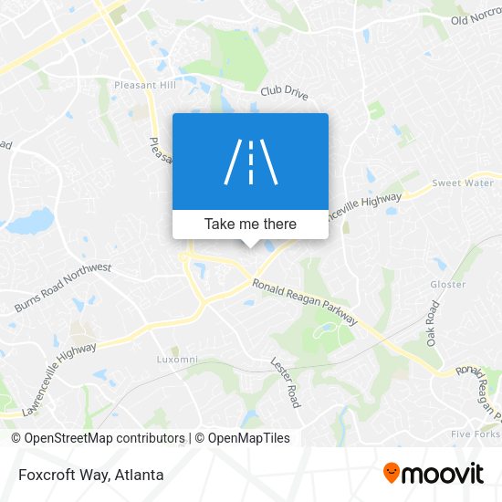 Mapa de Foxcroft Way