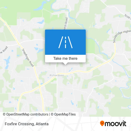 Foxfire Crossing map