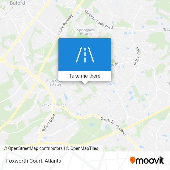 Mapa de Foxworth Court