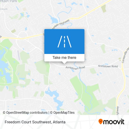Freedom Court Southwest map