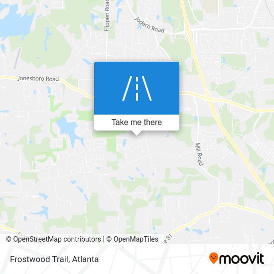 Mapa de Frostwood Trail