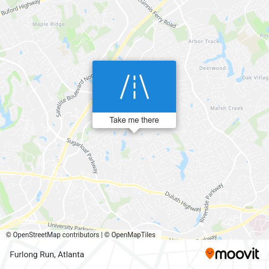 Mapa de Furlong Run