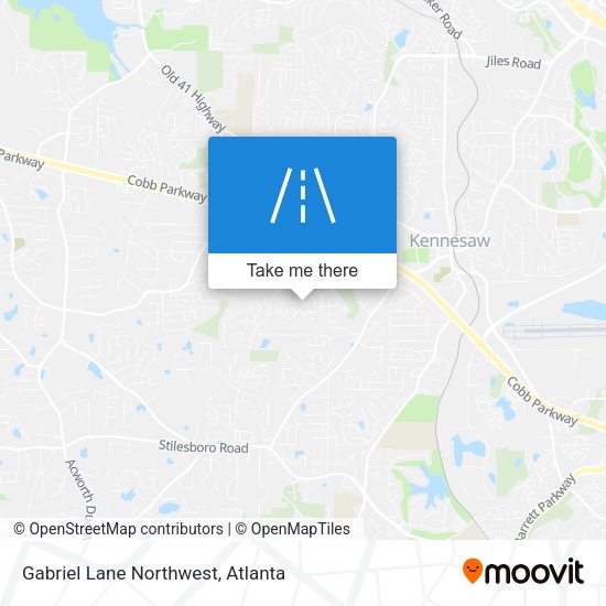 Mapa de Gabriel Lane Northwest