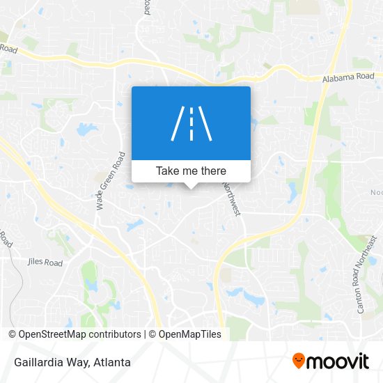 Mapa de Gaillardia Way