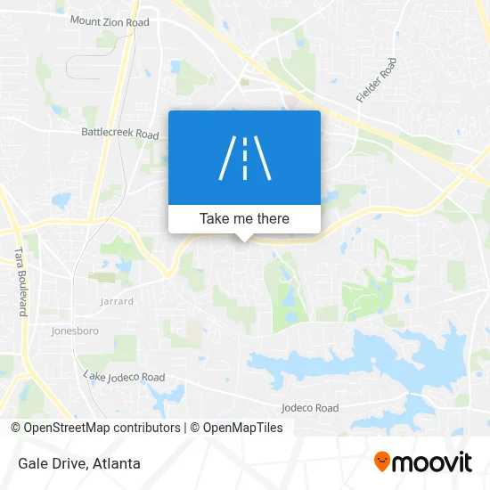 Gale Drive map