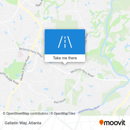 Mapa de Gallatin Way
