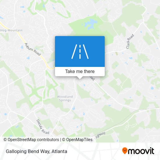 Mapa de Galloping Bend Way