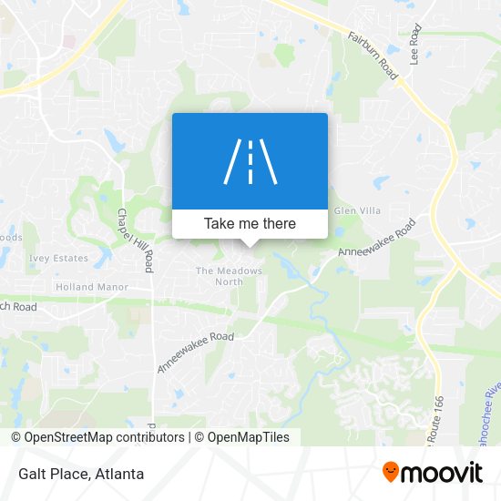 Mapa de Galt Place