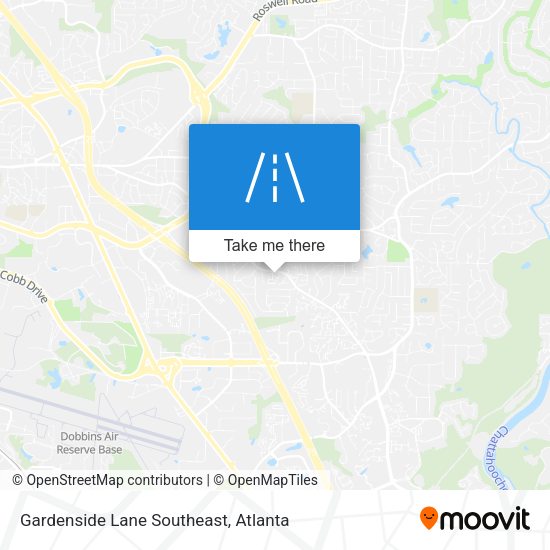 Mapa de Gardenside Lane Southeast