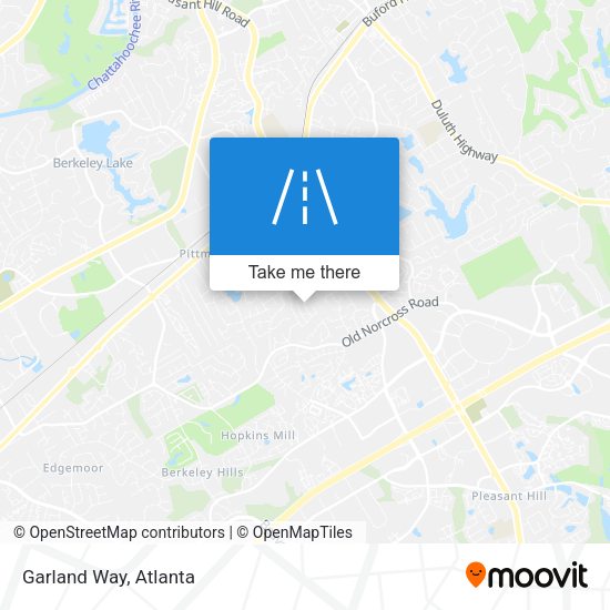Mapa de Garland Way