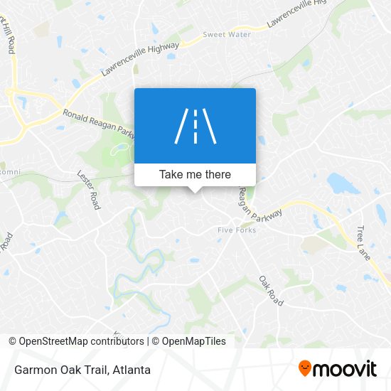 Mapa de Garmon Oak Trail