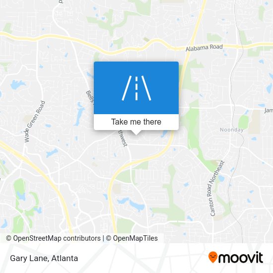 Mapa de Gary Lane