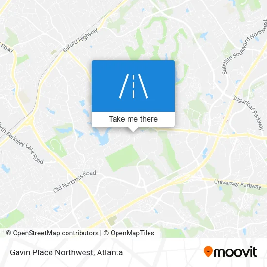 Gavin Place Northwest map
