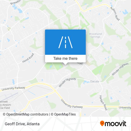 Mapa de Geoff Drive