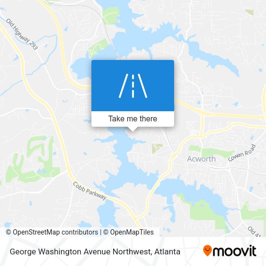 George Washington Avenue Northwest map